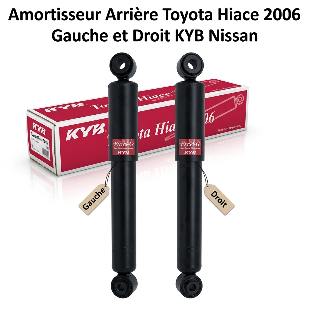 Amortisseur Arrière Toyota Hiace 2006 Gauche et Droit KYB Nissan