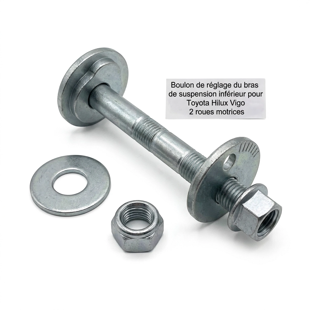 Boulon de réglage du bras de suspension inférieur pour Toyota Hilux Vigo 2 roues motrices