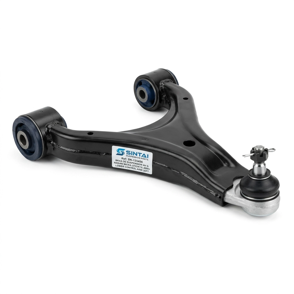 Bras de suspension inférieur avant gauche pour Nissan Micra après 2005 Sintai