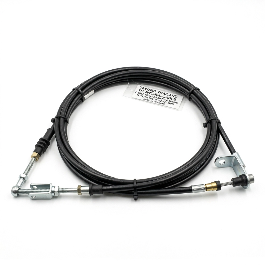 CABLE DE FREIN ARRIERE GAUCHE POUR TOYOTA HILUX REVO 4 ROUES MOTRICES TAYOMO THAILANDE