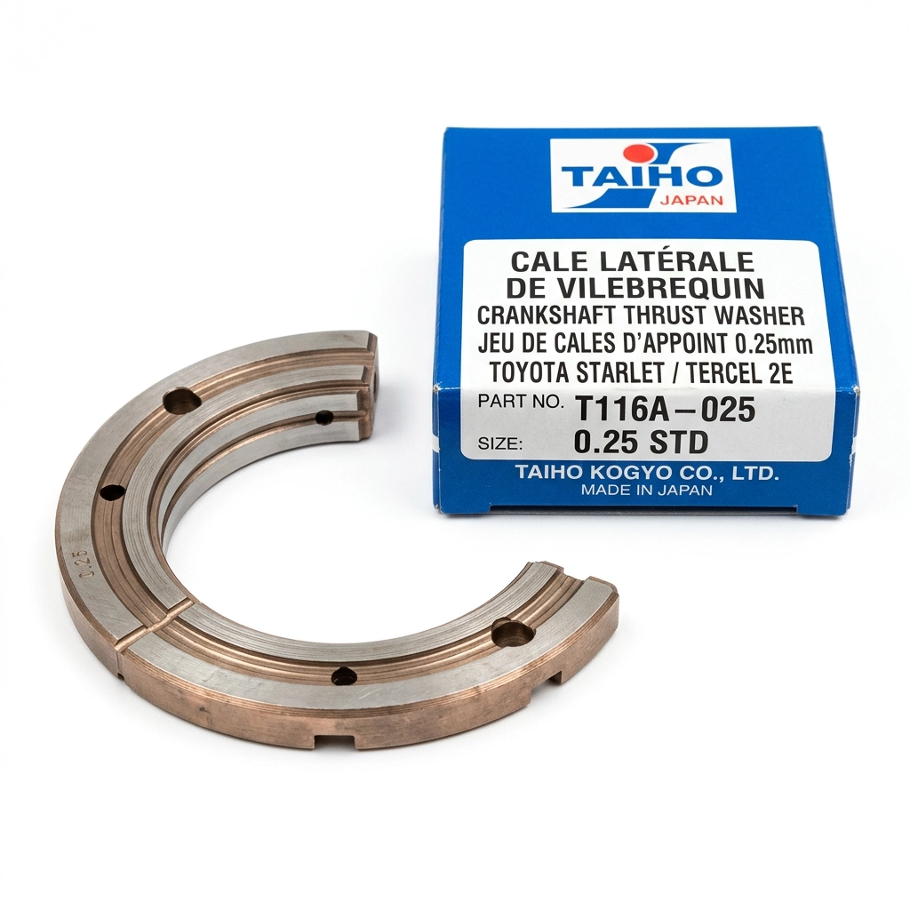Cale Latérale de Vilebrequin 0.25 pour Toyota Starlet et Toyota Tercel Moteur 2E Taiho Japon