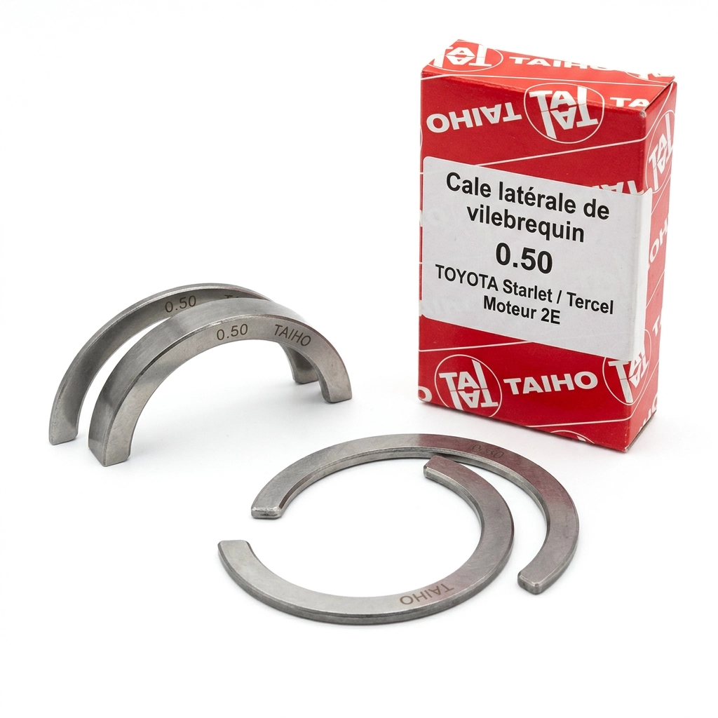 Cale latérale de vilebrequin 0.50 pour Toyota Starlet et Toyota Tercel moteur 2E Taiho