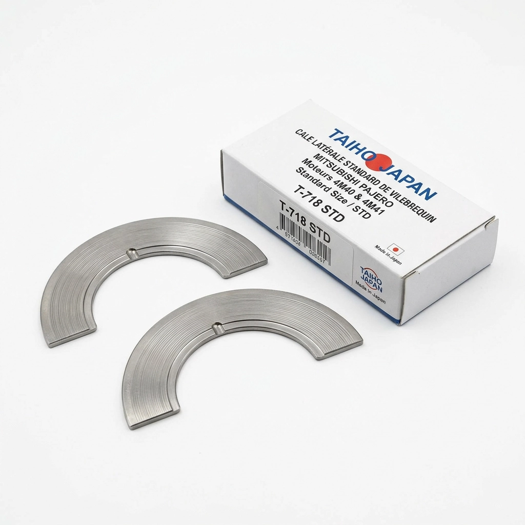 Cale latérale standard de vilebrequin pour Mitsubishi Pajero moteurs 4M40 et 4M41 Taiho Japon