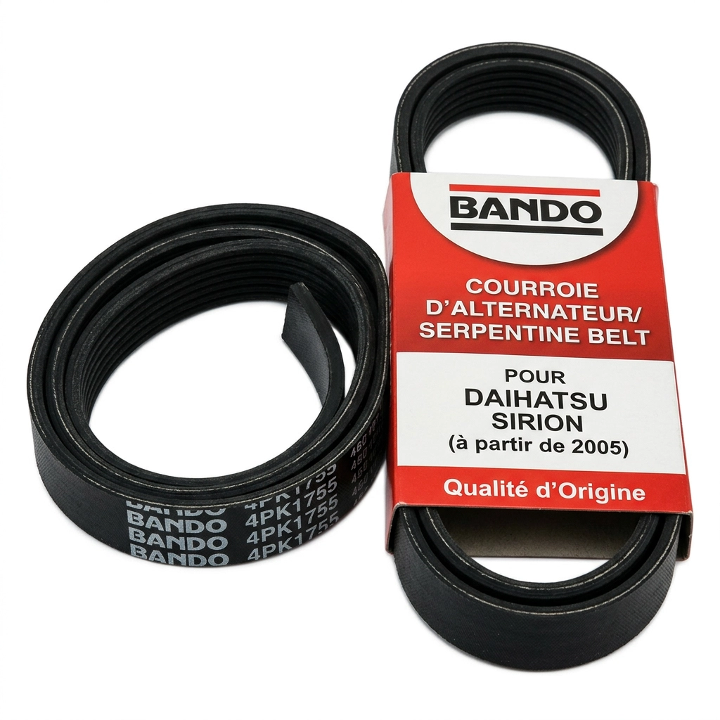 Courroie d'alternateur pour Daihatsu Sirion à partir de 2005 de marque Bando