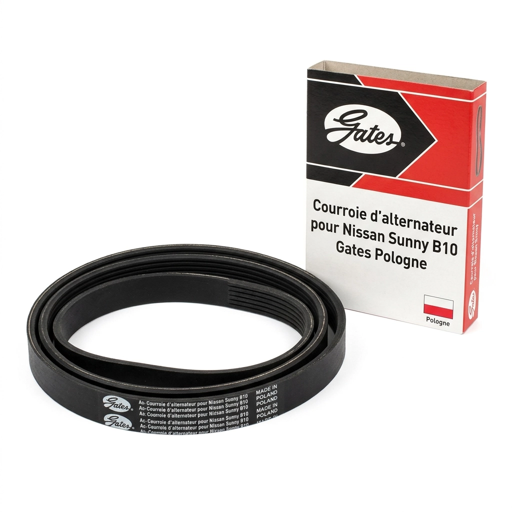 Courroie d'alternateur pour Nissan Sunny B10 Gates Pologne