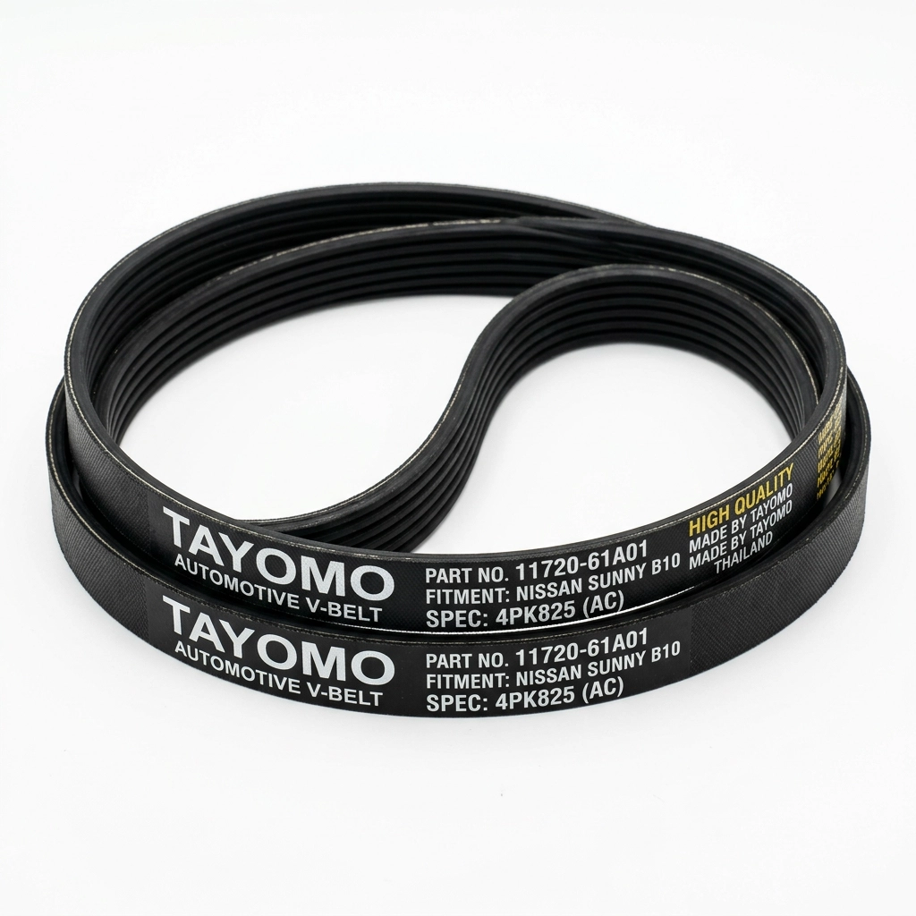 Courroie d'alternateur Nissan Sunny B10 avec climatisation Tayomo Thaïlande