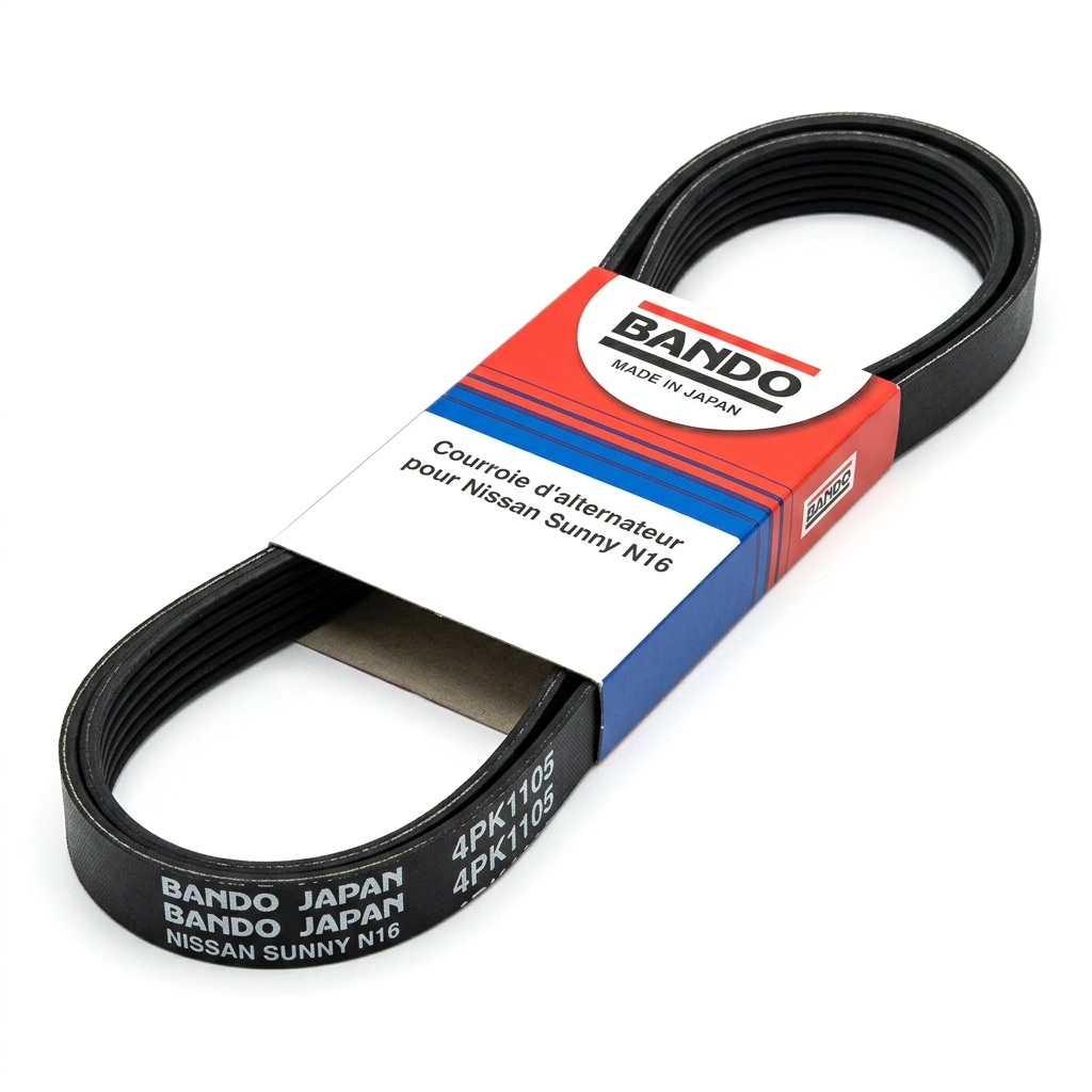 Courroie d'alternateur pour Nissan Sunny N16 Bando Japan