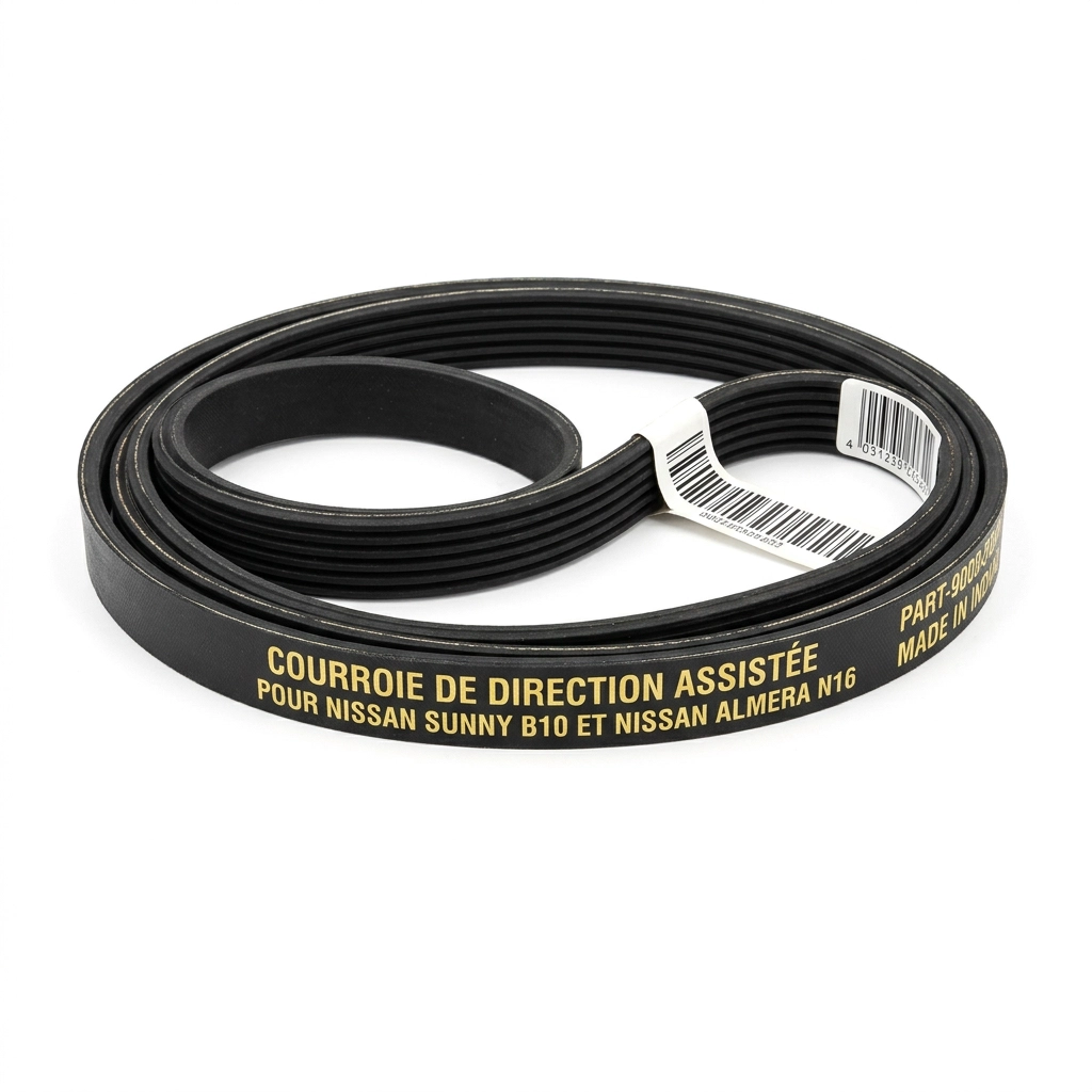 COURROIE DE DIRECTION ASSISTÉE POUR NISSAN SUNNY B10 ET NISSAN ALMERA N16