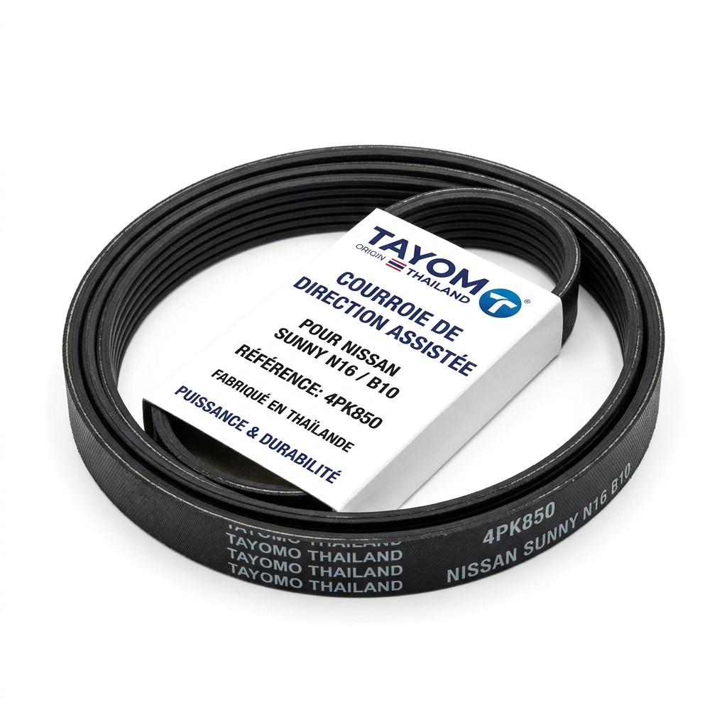 Courroie de Direction Assistée pour Nissan Sunny N16 et Nissan Sunny B10 Tayomo Thaïlande