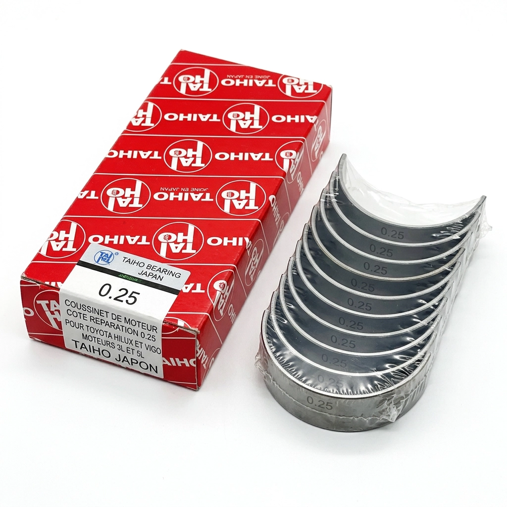 COUSSINET DE MOTEUR COTE REPARATION 0.25 POUR TOYOTA HILUX ET VIGO MOTEURS 3L ET 5L TAIHO JAPON
