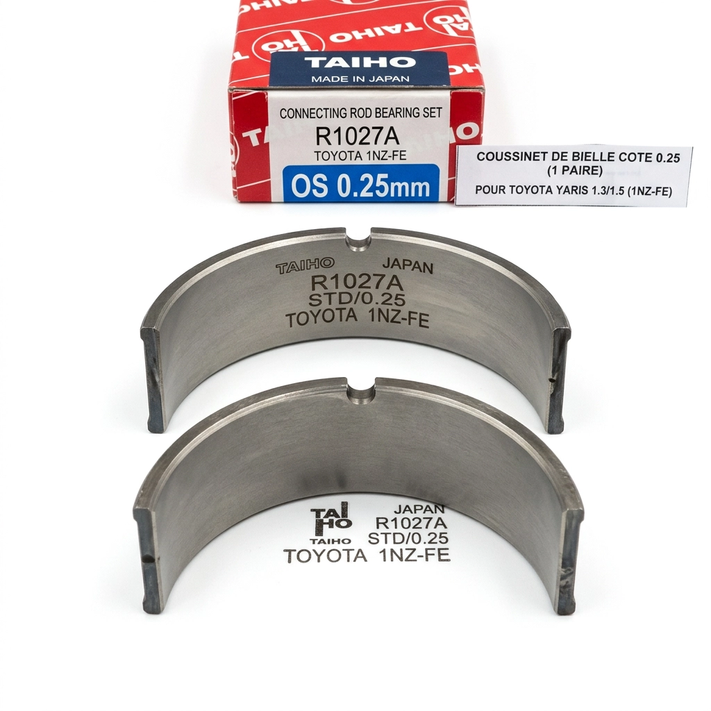 COUSSINET DE BIELLE COTE 0.25 POUR TOYOTA YARIS TAIHO JAPON