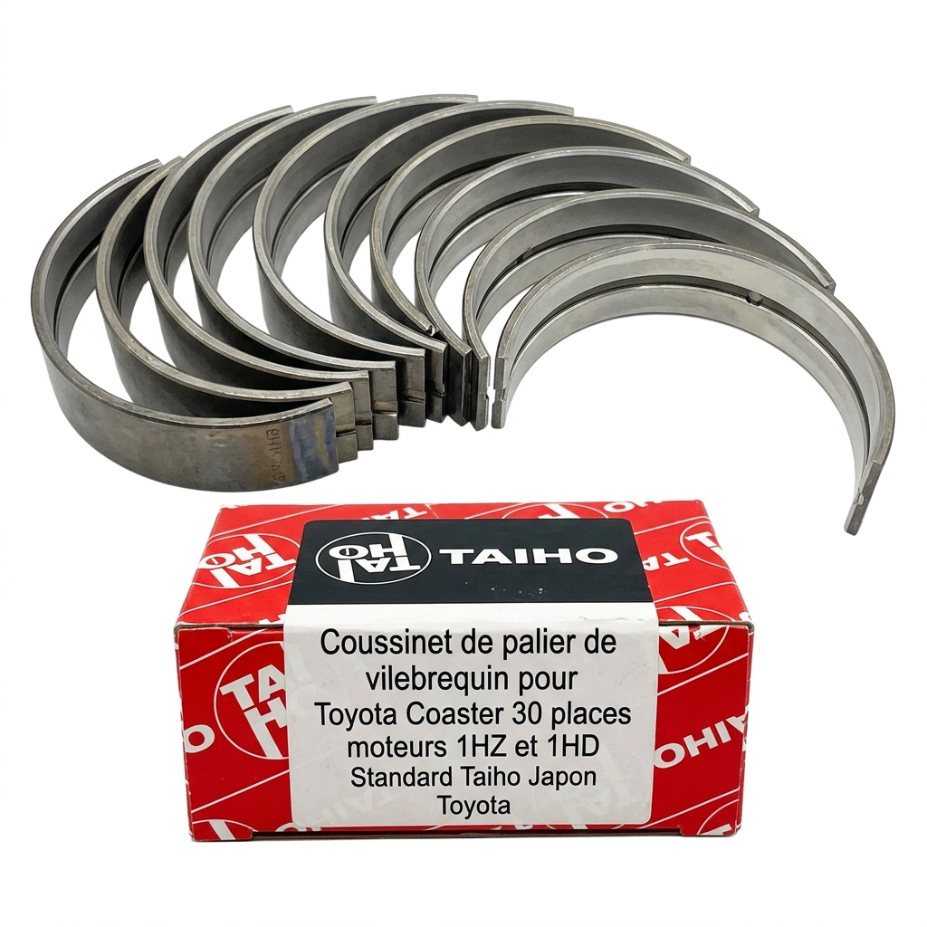 Coussinet de palier de vilebrequin pour Toyota Coaster 30 places moteurs 1HZ et 1HD Standard Taiho Japon Toyota