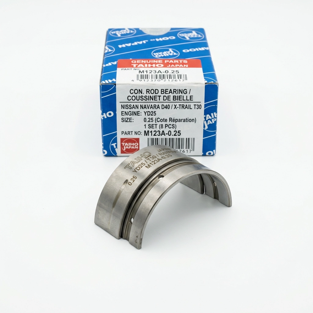 Coussinet de bielle pour Nissan Navara et Nissan X-Trail T30 moteur YD25 cote réparation 0.25 Taiho Japon