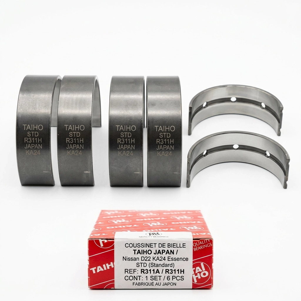 Coussinet de bielle standard pour Nissan D22 moteur essence KA24 fabriqué par Taiho Japon
