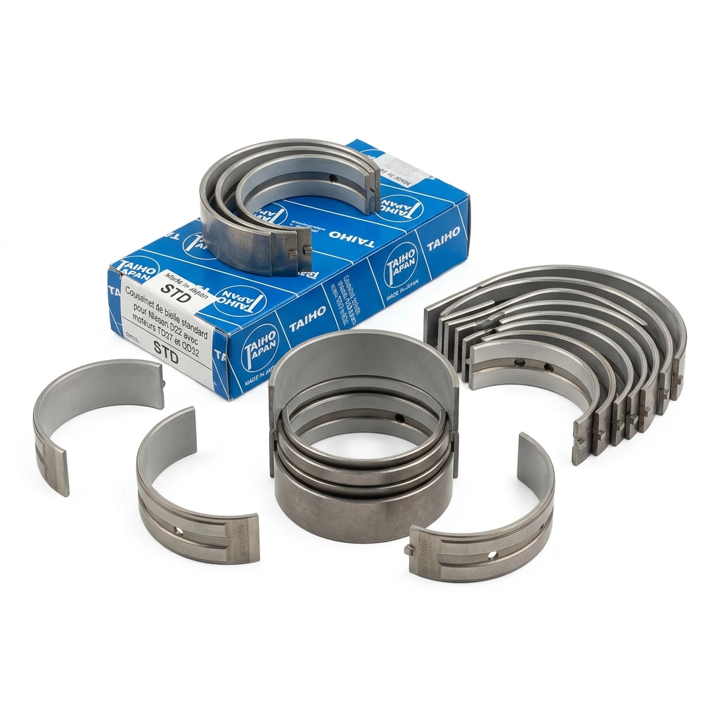 Coussinet de bielle standard pour Nissan D22 avec moteurs TD27 et QD32 Taiho Japon
