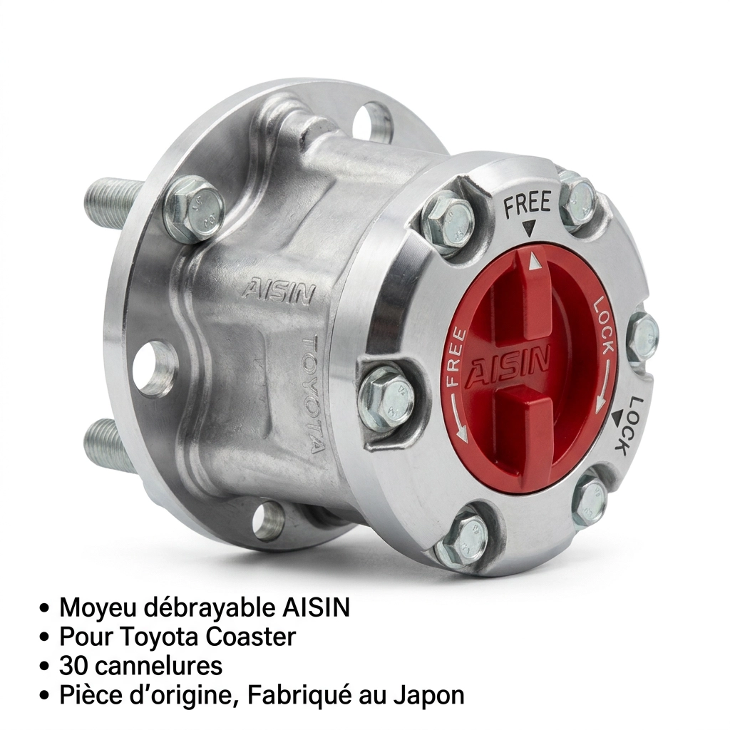 Moyeu débrayable Toyota Coaster 30 cannelures Aisin Japon Toyota