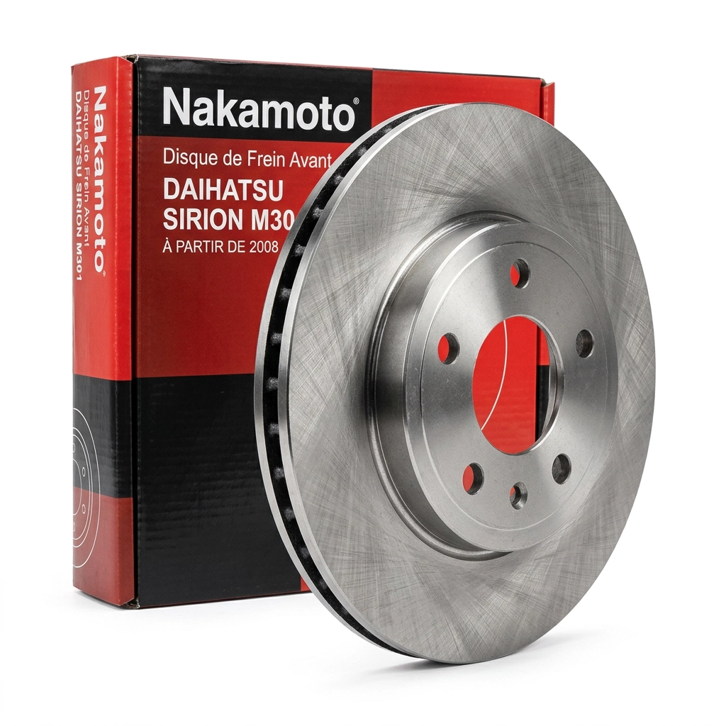 Disque de frein avant pour Daihatsu Sirion M301 à partir de 2008 Nakamoto