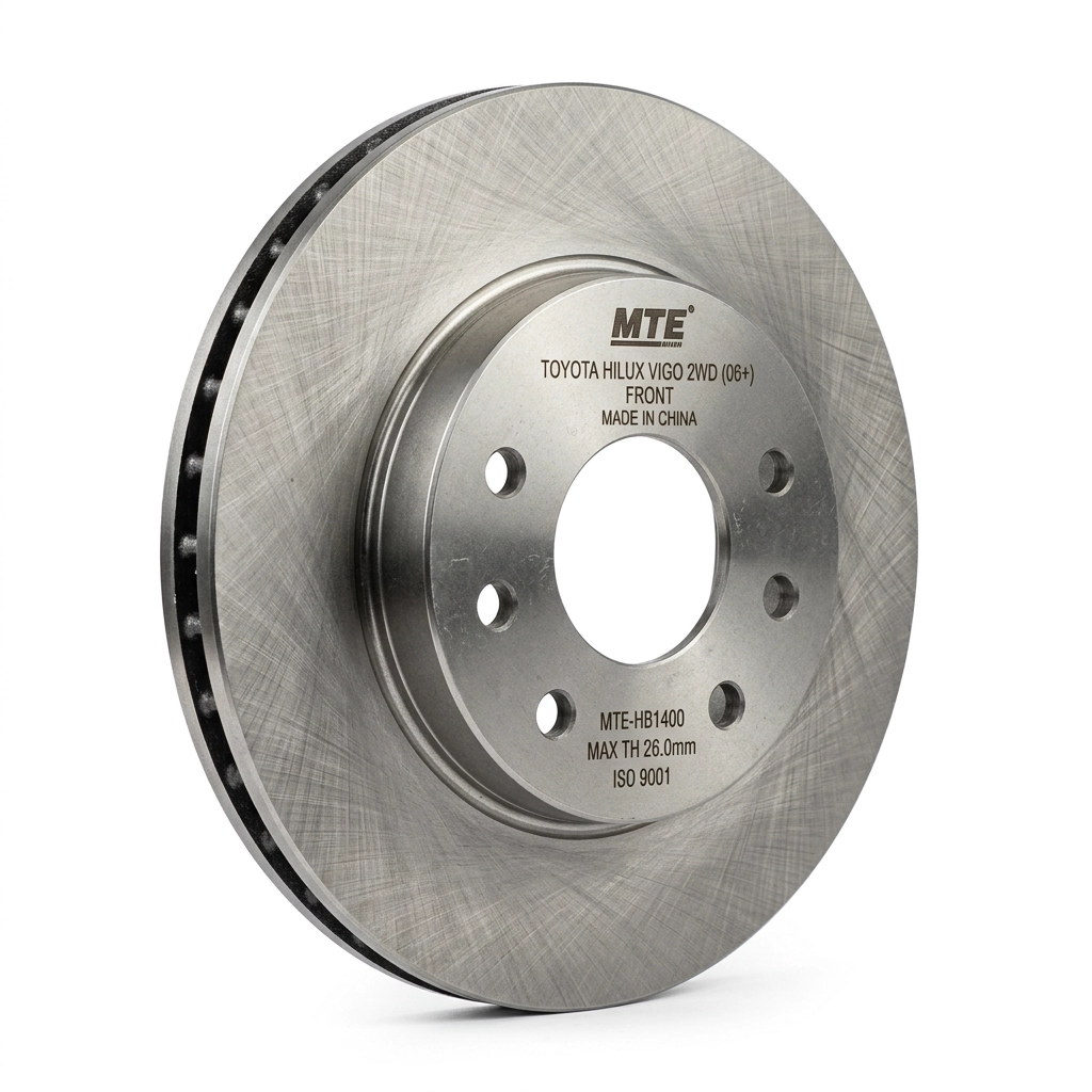 Disque de frein avant Toyota Hilux Vigo deux roues motrices à partir de deux mille six marque MTE origine Chine