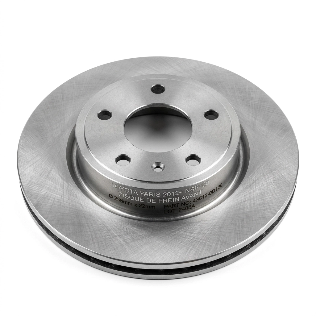 Disque de frein avant Toyota Yaris Hatchback 2012 et plus NSP130