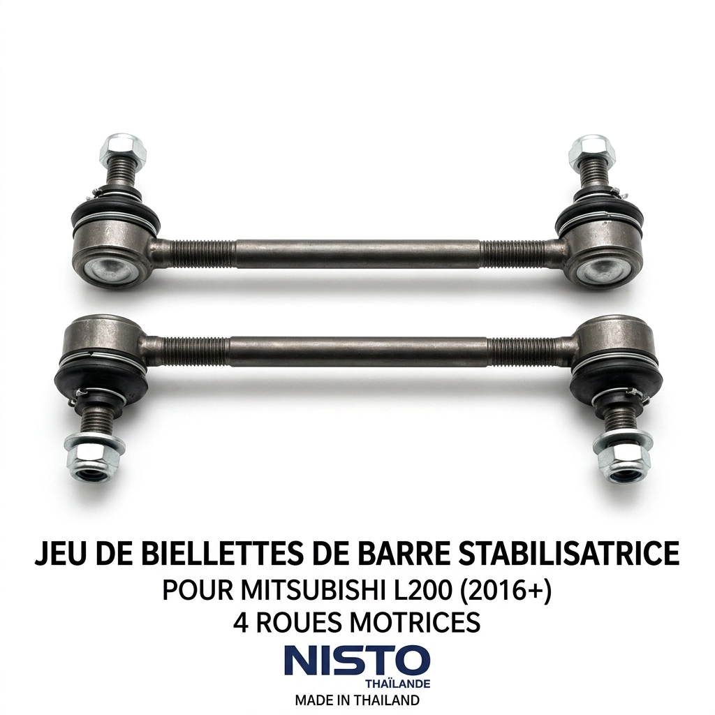 Jeu de biellettes de barre stabilisatrice pour Mitsubishi L200 4 roues motrices à partir de 2016 NISTO Thaïlande