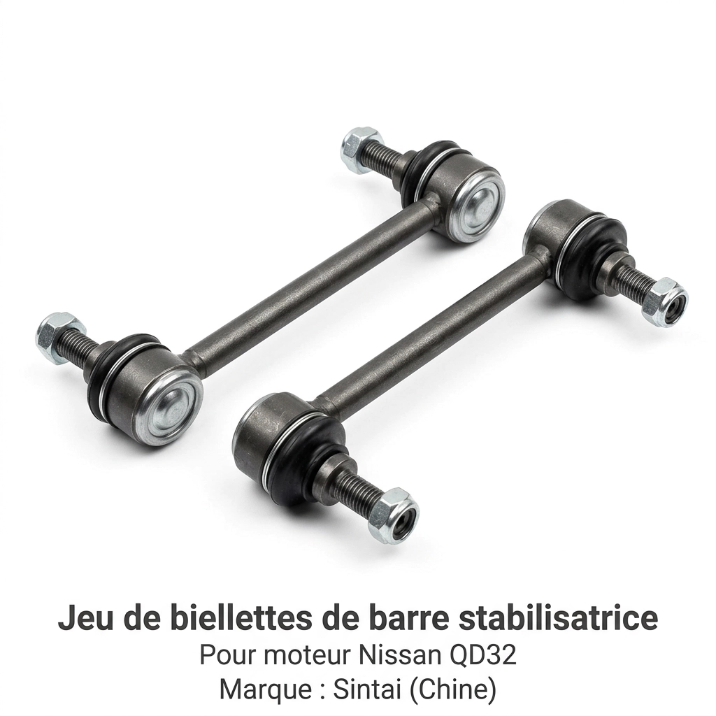Jeu de biellettes de barre stabilisatrice pour moteur Nissan QD32 fabriqué par Sintai en Chine