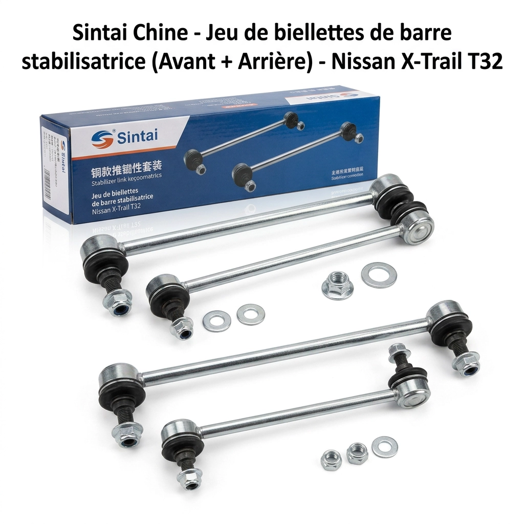 Jeu de biellettes de barre stabilisatrice Nissan X-Trail T32 Sintai Chine