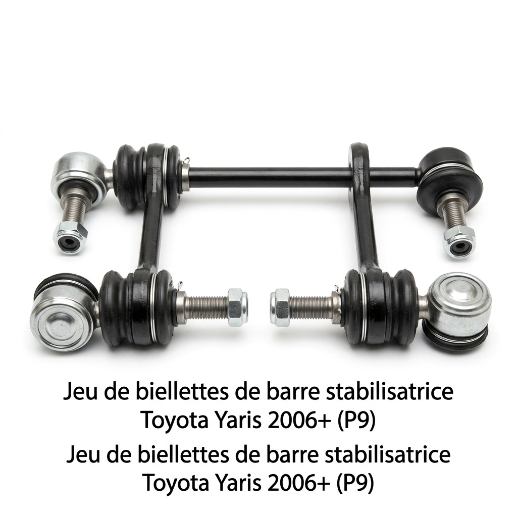 Jeu de biellettes de barre stabilisatrice pour Toyota Yaris 2006 et années suivantes