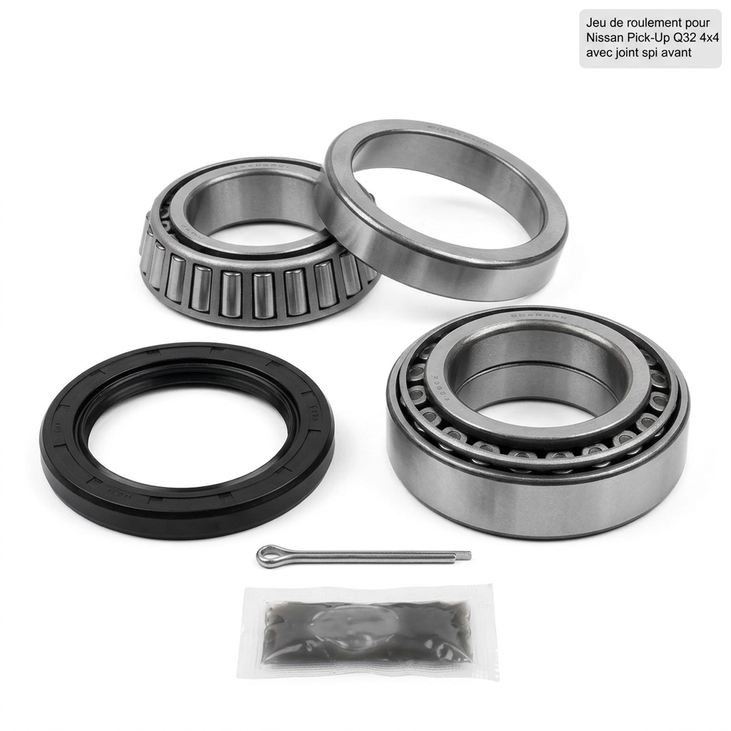 Jeu de roulement pour Nissan Pick-Up Q32 4x4 avec joint spi avant