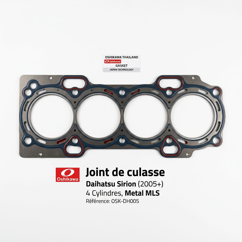 Joint de culasse Daihatsu Sirion à partir de 2005 en métal Oshikawa Thaïlande