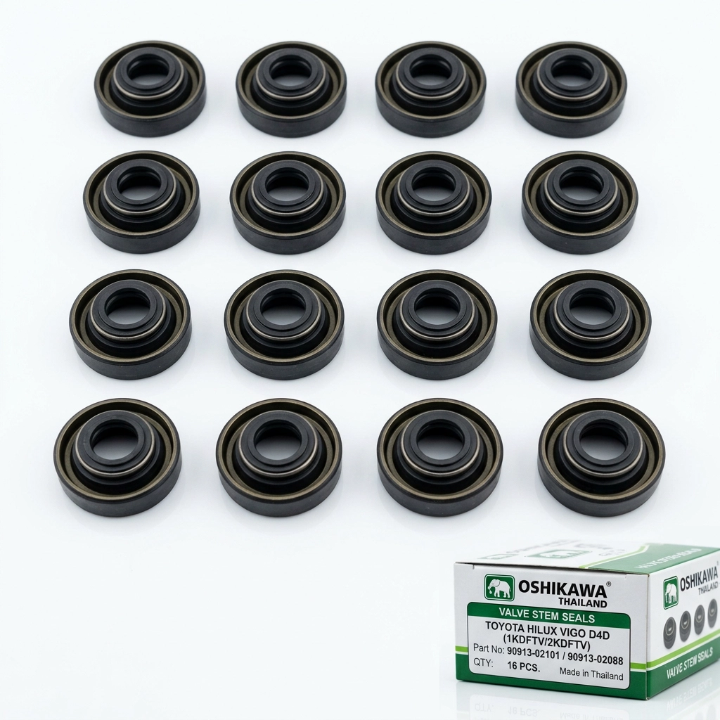 Joint de guide de soupape Toyota Hilux Vigo D4D 16 pièces Oshikawa Thaïlande