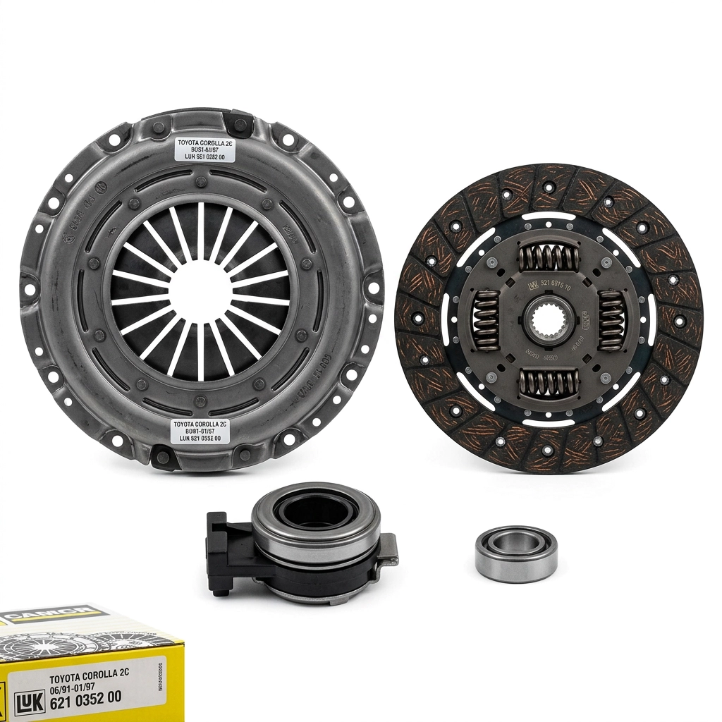 Kit d'embrayage pour Toyota Corolla moteur 2C de juin 1991 à janvier 1997