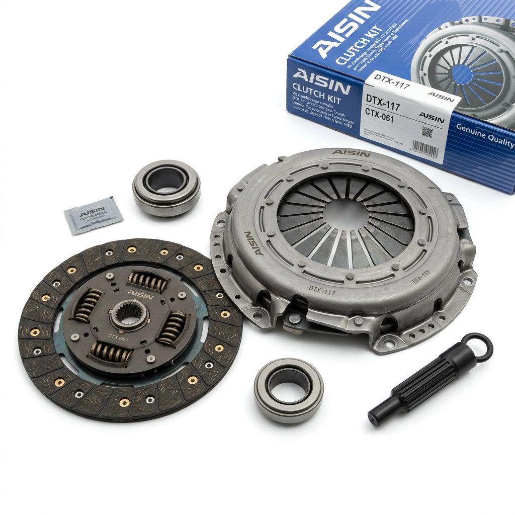 Kit d'embrayage complet DTX-117 et CTX-061 pour Toyota Cressida, Toyota Corona et Toyota Verossa moteur 2L de août 1985 à août 1988 Aisin