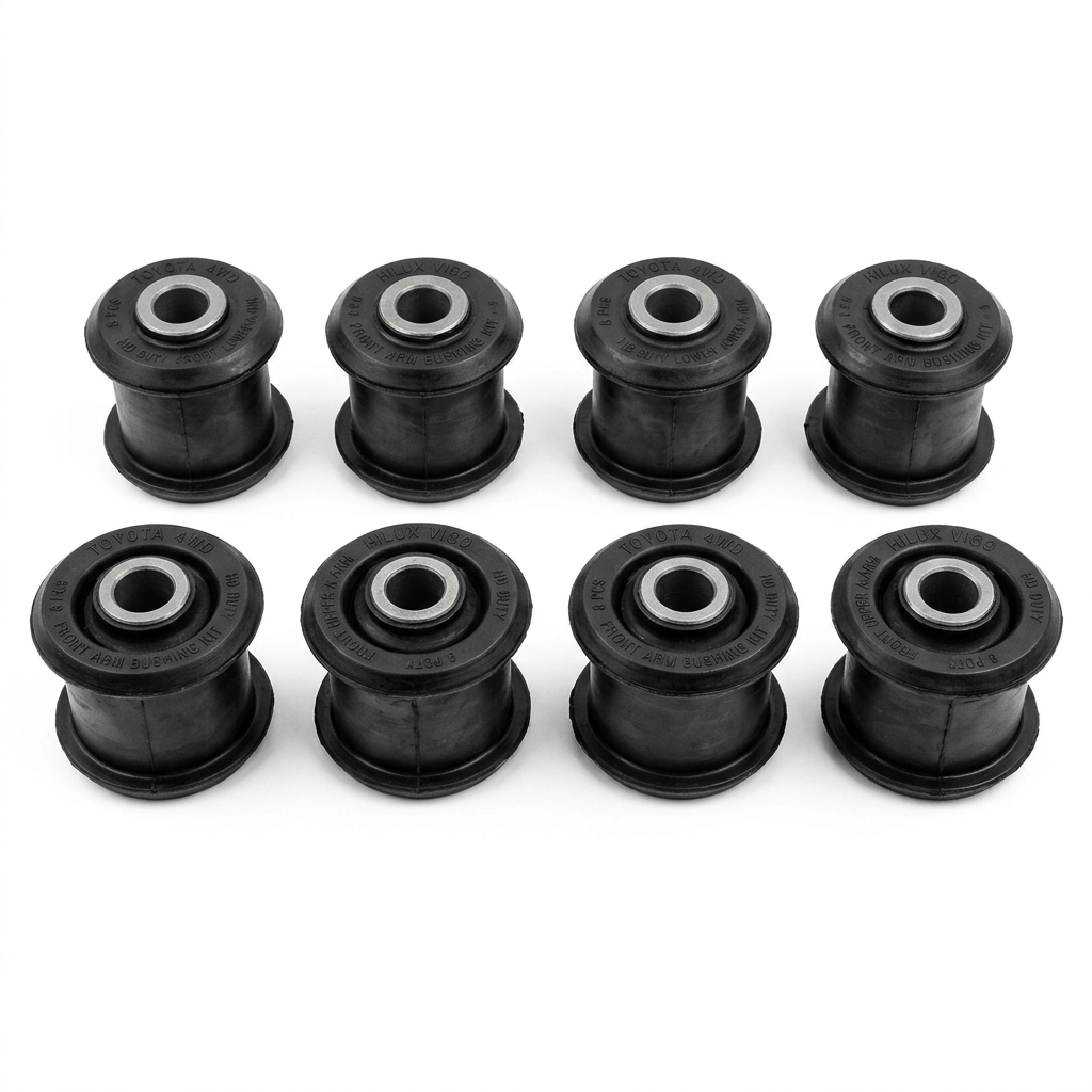 Kit Silent Bloc de Bras de Suspension Toyota Hilux Vigo 4 Roues Motrices (8 Pièces)