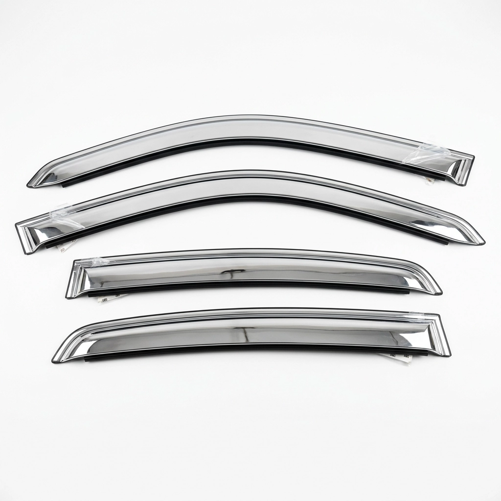 Lèche vitre pour Toyota Hilux Revo chromé côté droit et gauche, ensemble de quatre pièces