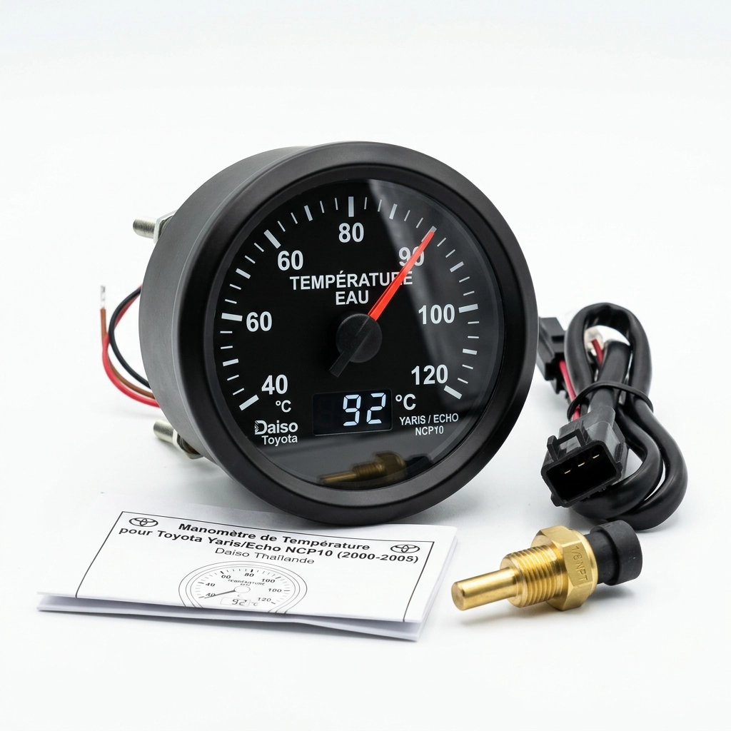 Manomètre de température pour Toyota Yaris et Toyota Echo NCP10 Daiso Thaïlande Toyota