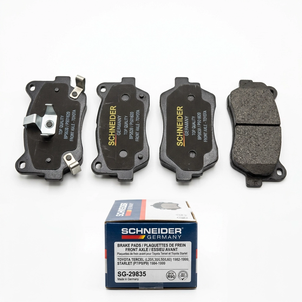 Plaquettes de frein avant pour Toyota Tercel et Toyota Starlet Schneider Germany