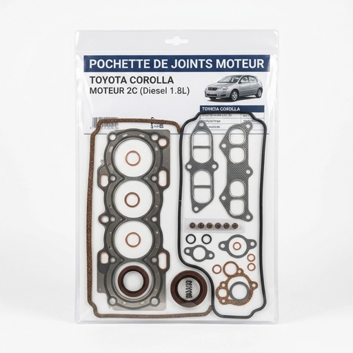 Pochette de joints moteur pour Toyota Corolla moteur 2C