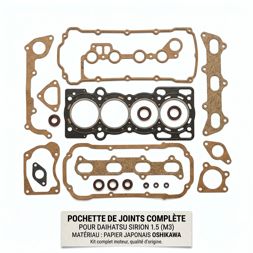 Pochette de joints pour Daihatsu Sirion 1.5 en papier Oshikawa