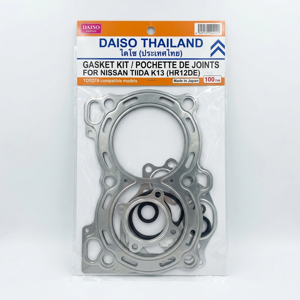 Pochette de joints pour Nissan Tiida K13 en métal Daiso Thailand Toyota