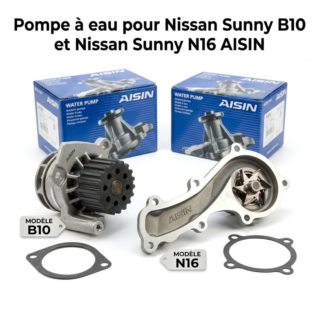 Pompe à eau pour Nissan Sunny B10 et Nissan Sunny N16 AISIN