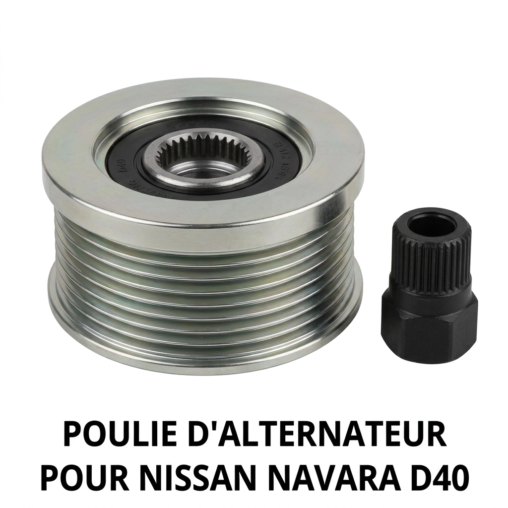 Poulie d'alternateur pour Nissan Navara D40