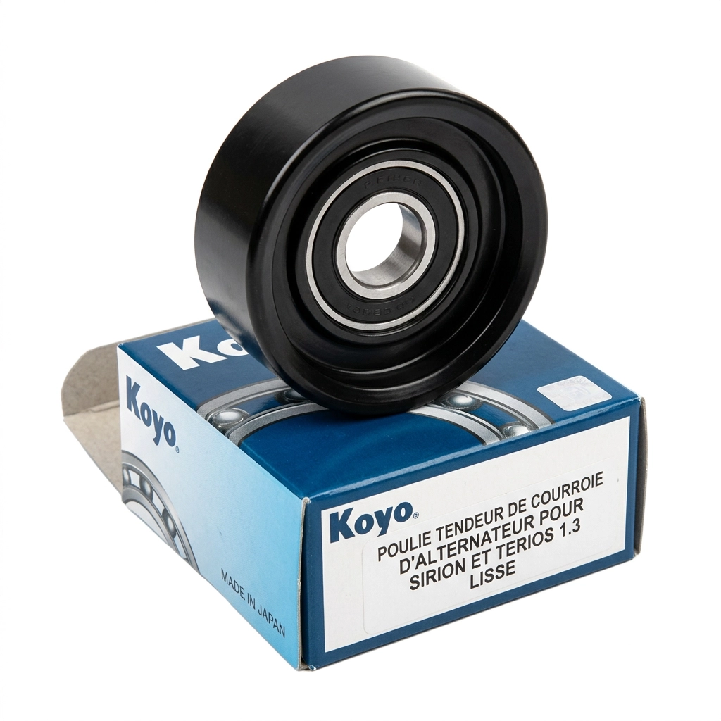 Poulie tendeur de courroie d'alternateur pour Sirion et Terios 1.3 lisse Koyo Japon