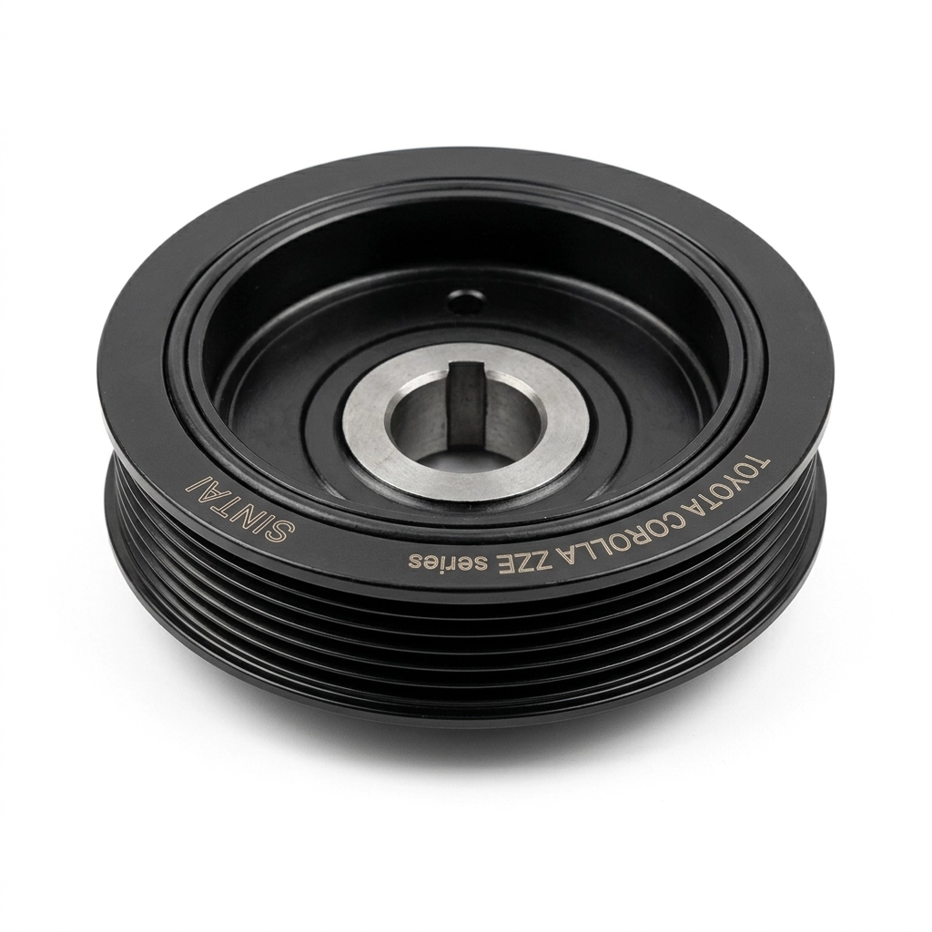 Poulie de vilebrequin pour Toyota Corolla Essence à partir de 2002 série ZZE marque Sintai