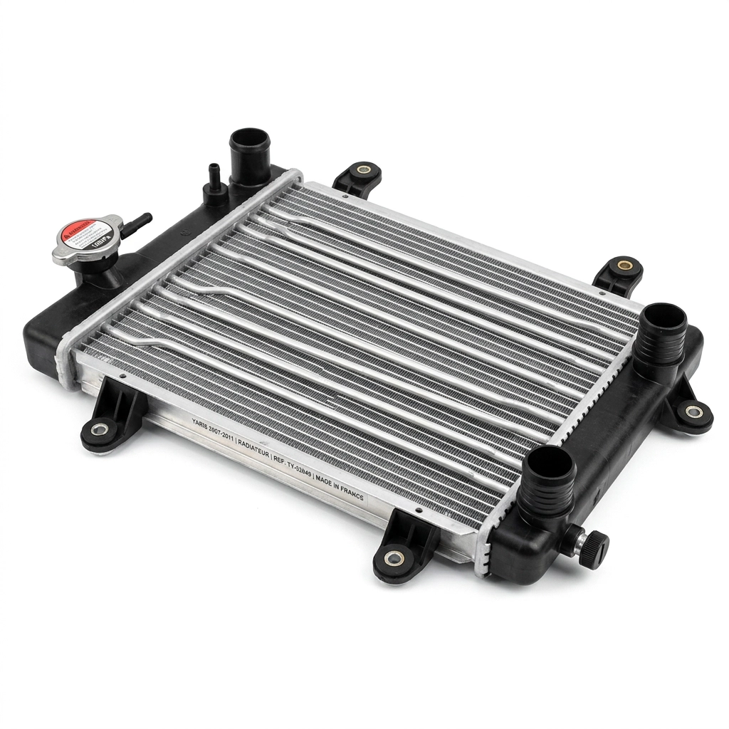 Radiateur d'eau pour Toyota Yaris de 2007 à 2011