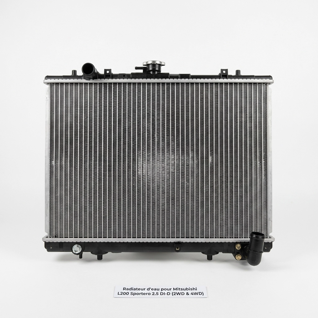 Radiateur d'eau pour Mitsubishi L200 Sportero deux roues motrices et quatre roues motrices 2.5 Direct Injection Diesel avec système de refroidissement