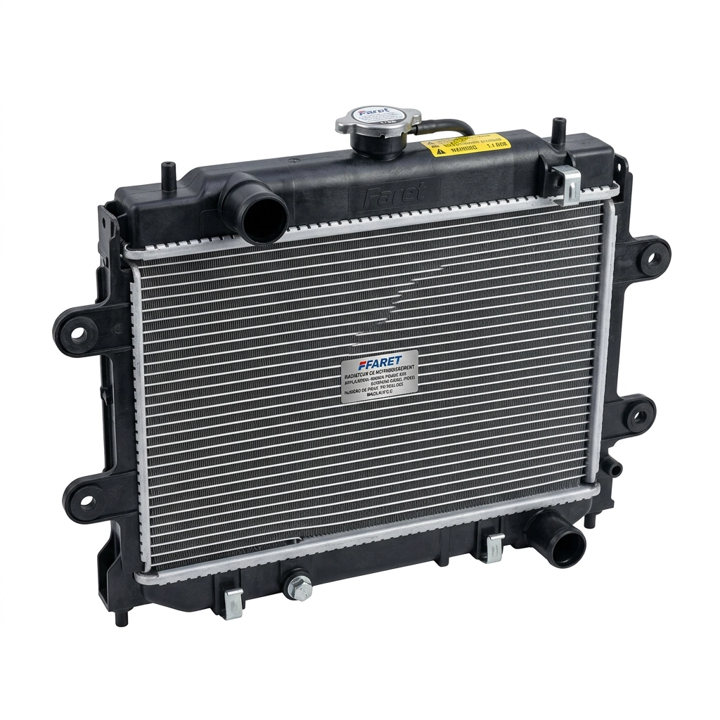 Radiateur de refroidissement pour Nissan Pickup D22 Essence et NP300 moteur YD25 Direct Injection Diesel Turbo marque Faret