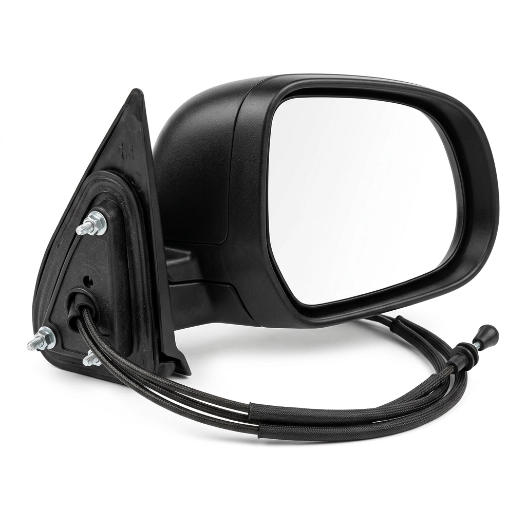Rétroviseur extérieur gauche manuel à câbles pour Nissan Micra K13 à partir de 2010