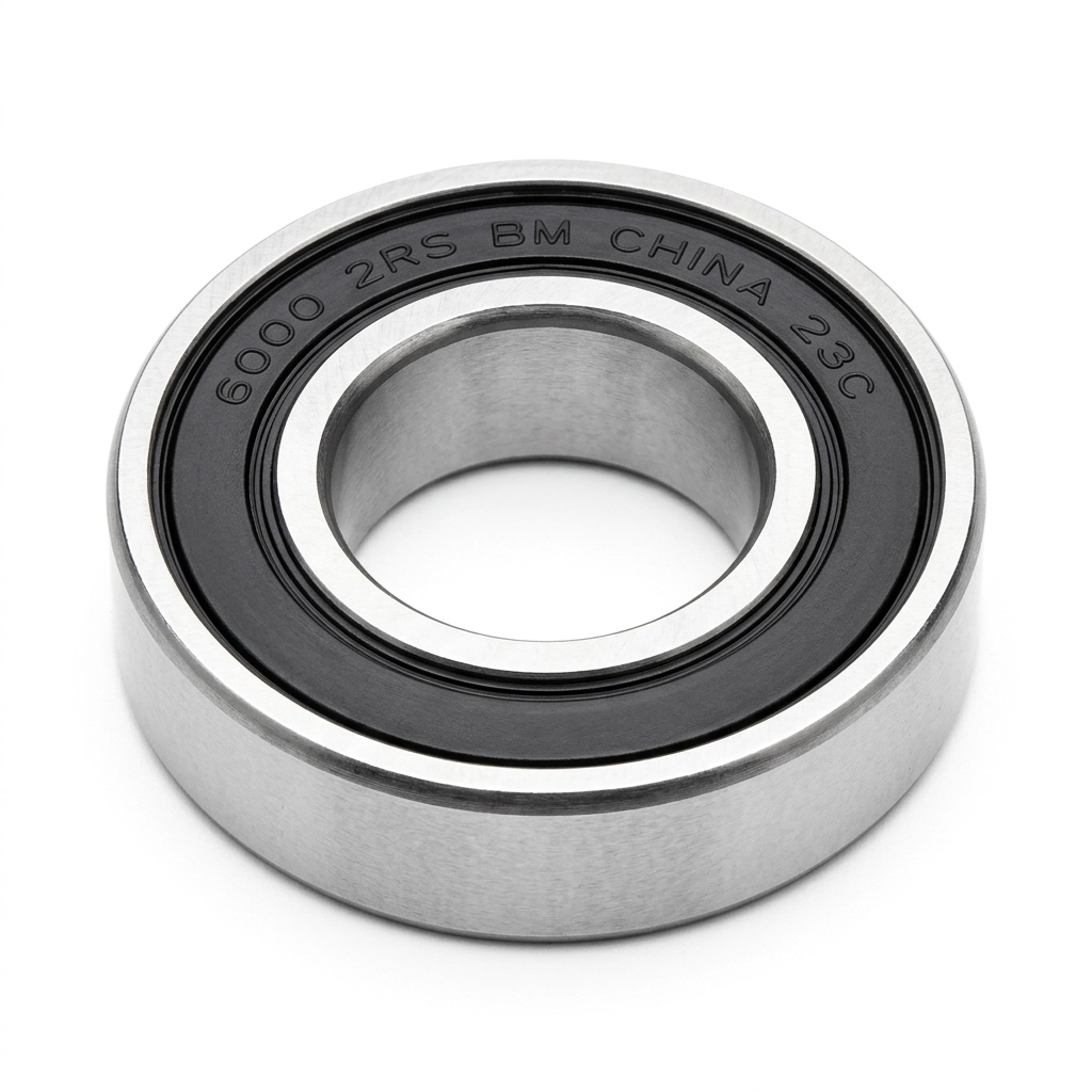 Roulement à billes 6000 avec deux joints d'étanchéité en caoutchouc série BM fabriqué en Chine