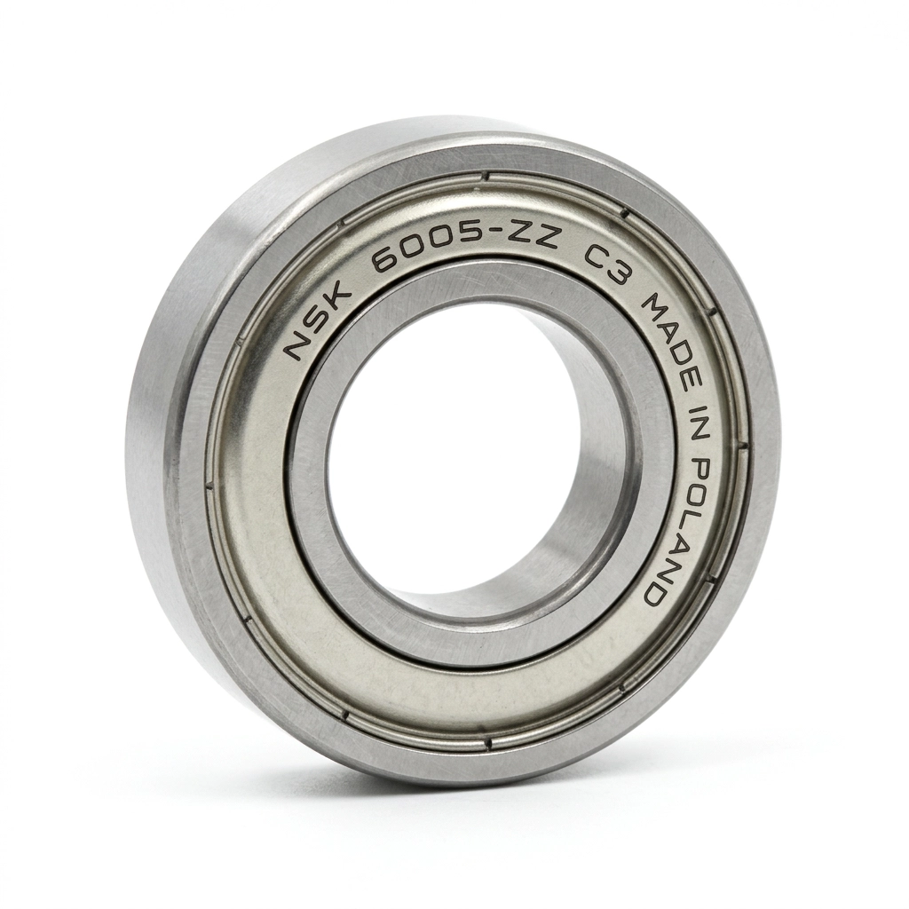 Roulement à billes 6005 avec deux flasques métalliques et jeu interne augmenté NSK Pologne