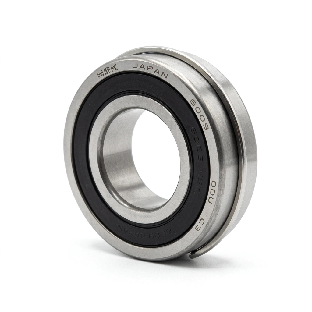 ROULEMENT A BILLES 6009 DOUBLE ETANCHEITE AVEC JONC D'ARRET NSK JAPON